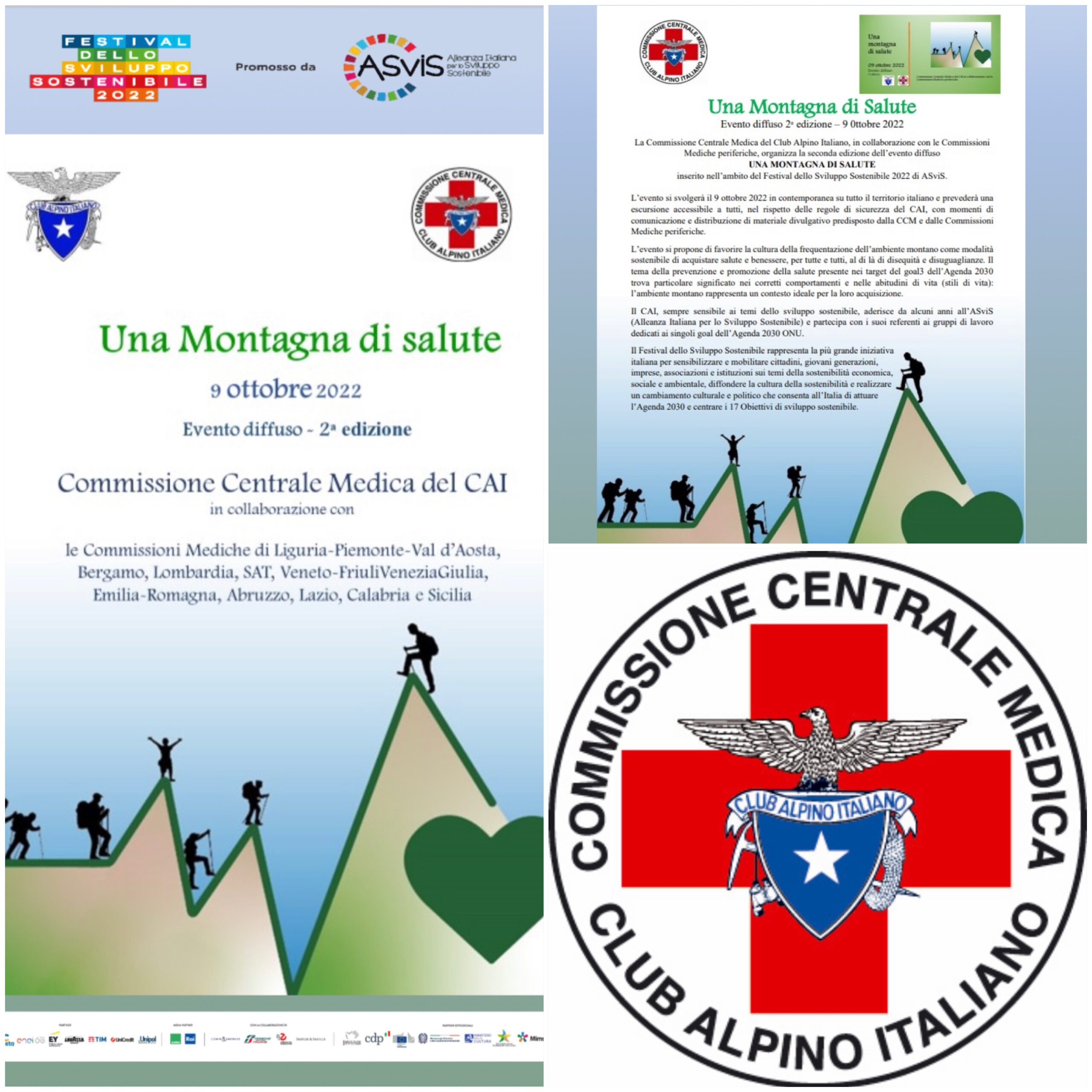 Una montagna di salute Collage