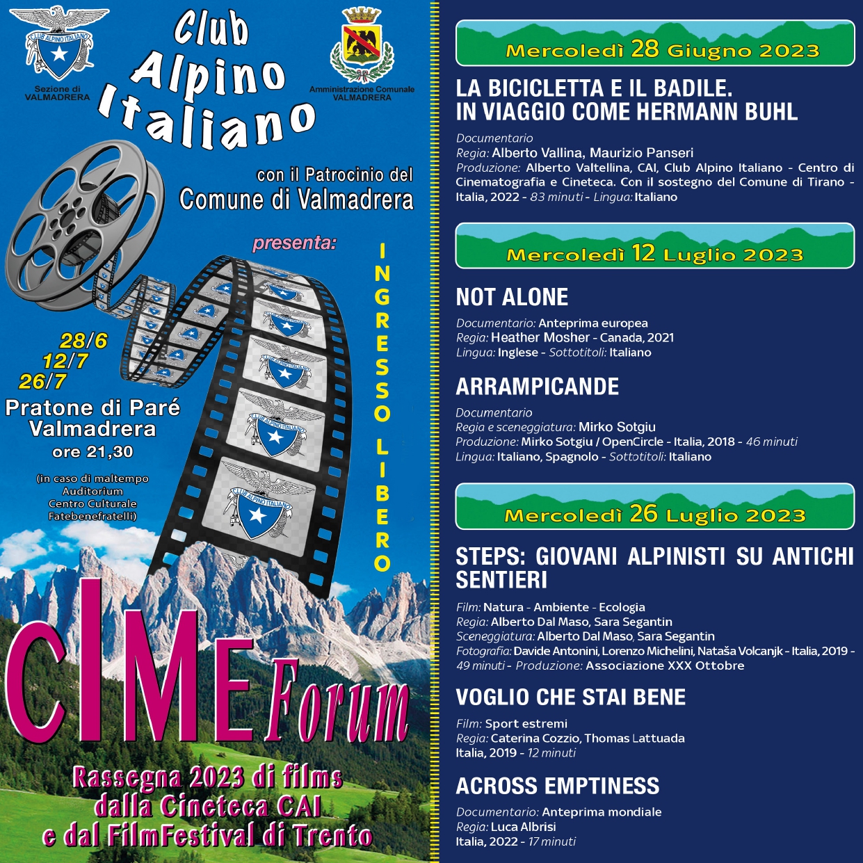CimeForum Locandina 2023