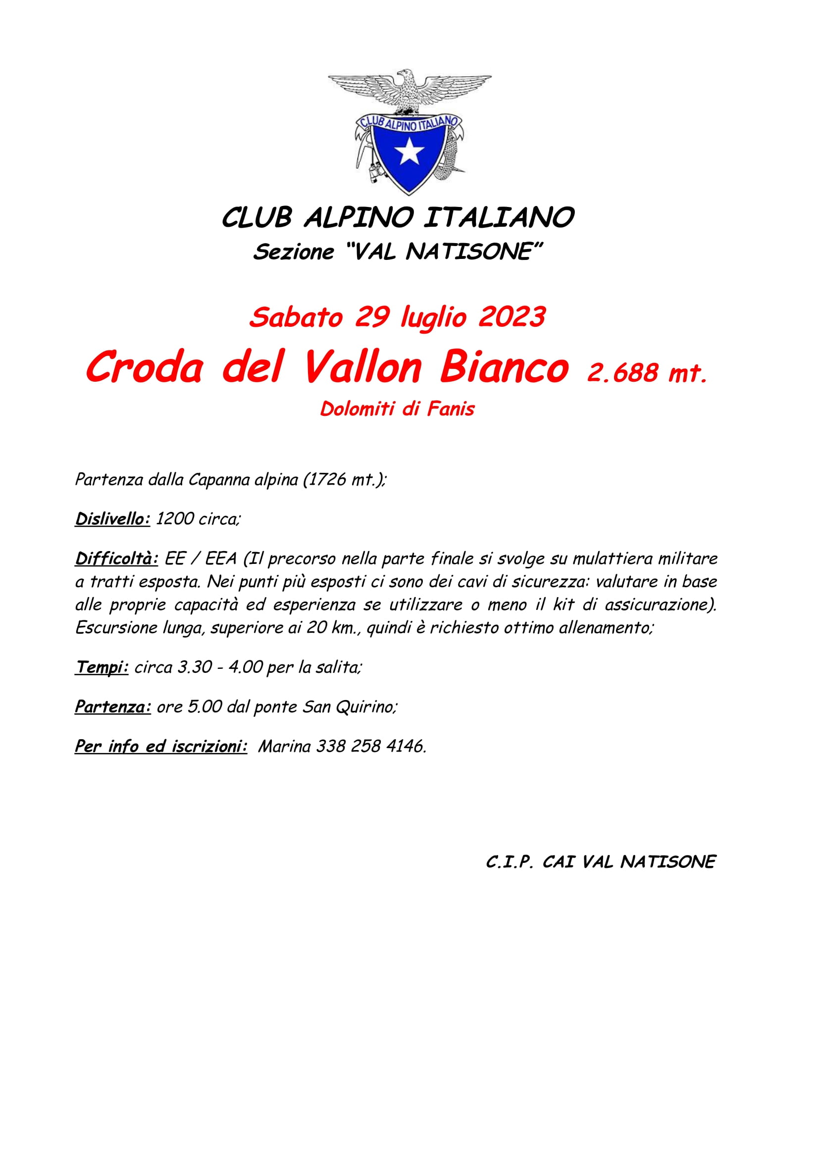 Croda Vallon Bianco
