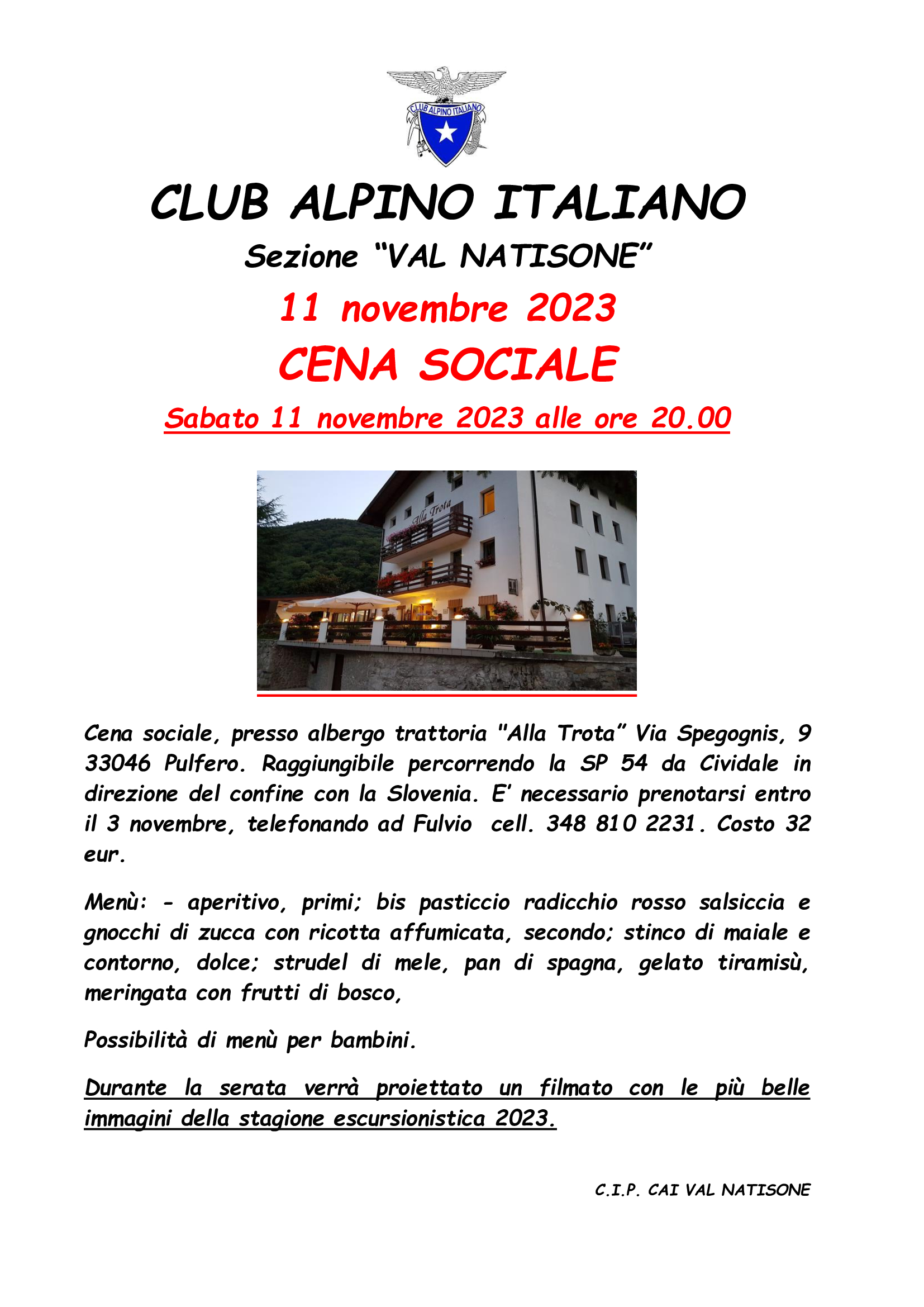 Cena sociale 6