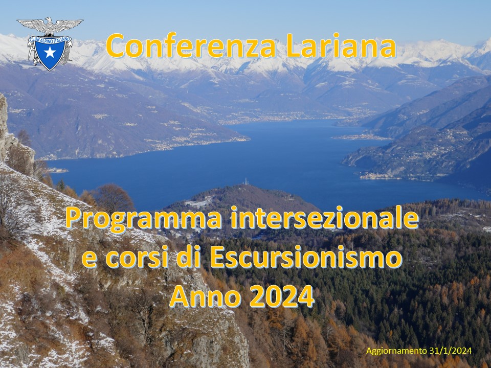 Lariana PROGRAMMA ESCURSIONI