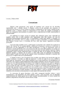 comunicato FST