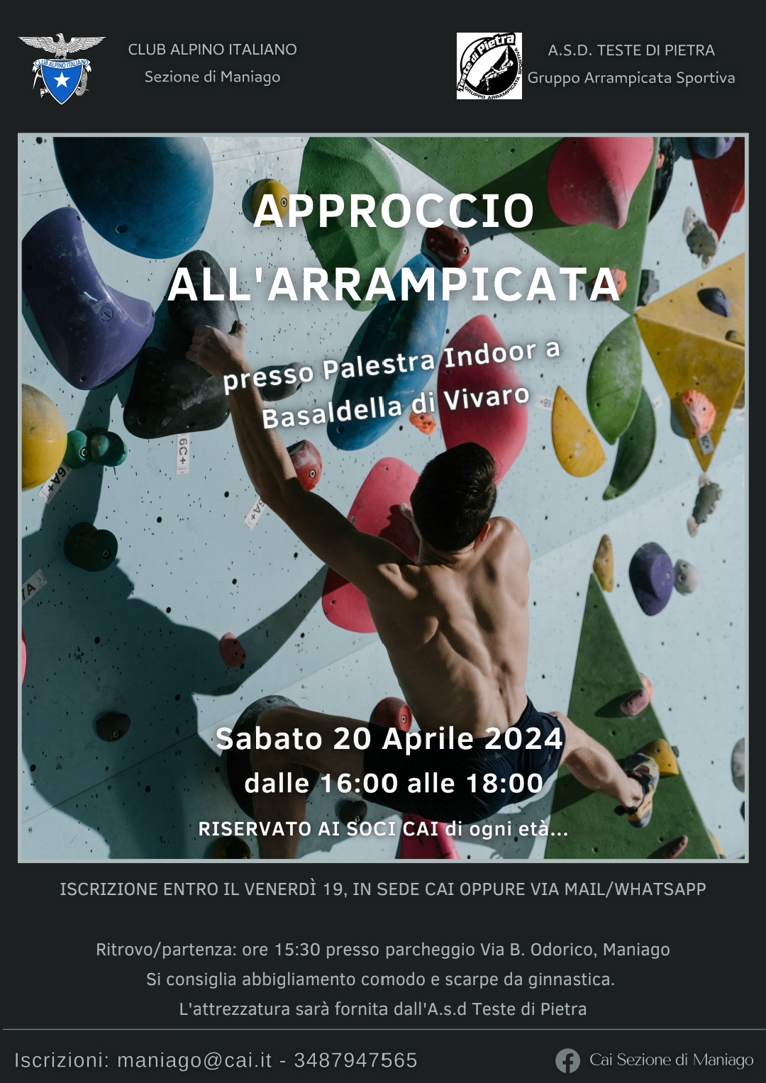 arrampicata 20.04.2024