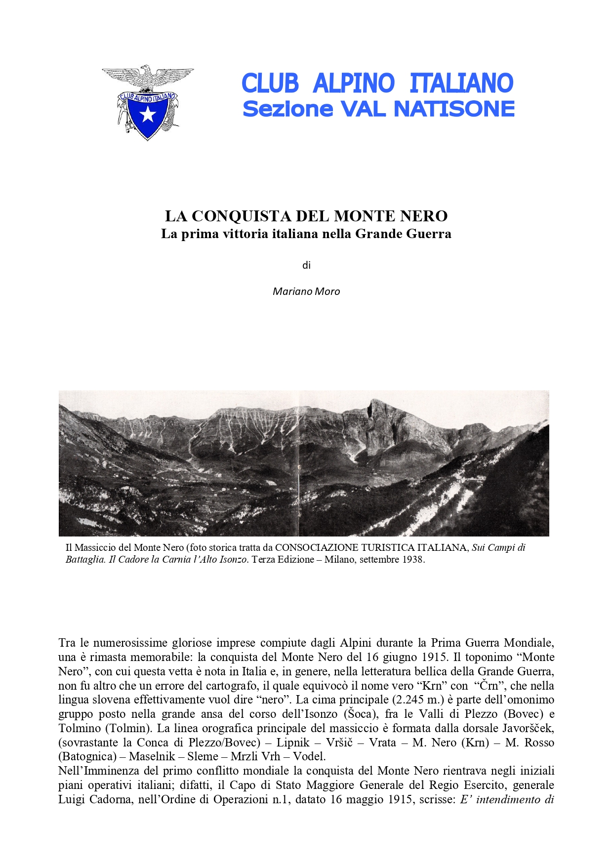 MONTE NERO NOTA STORICA page 0001