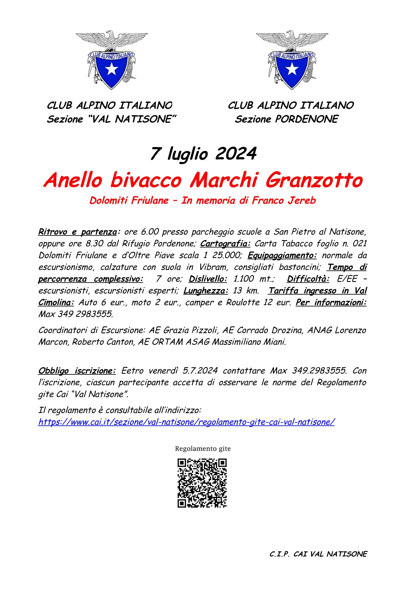 Bivacco Marchi Granzotto 1