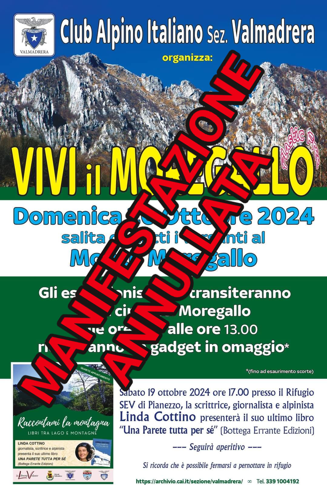 Vivi il Moregallo annullata